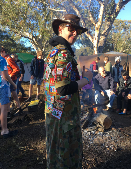 Impressive collection of badges!