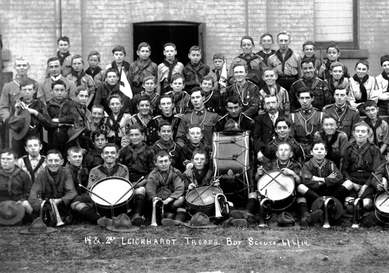 "1st & 2nd Leichhardt Troops. Boy Scouts 6-6-14"