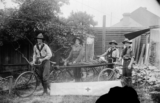 [Annand]ale Troop's [A]mbulance. Coutts Photo