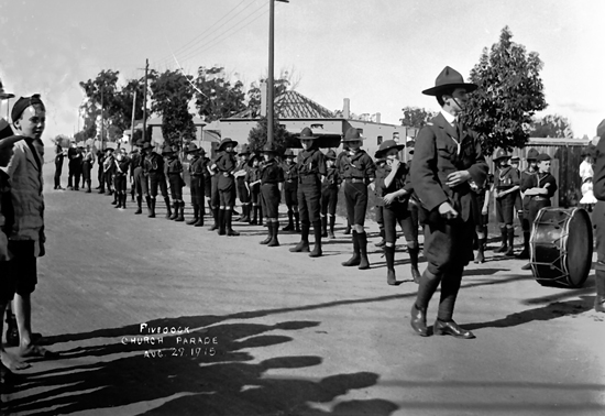 "Five Dock Church Parade Aug 29. 1915"