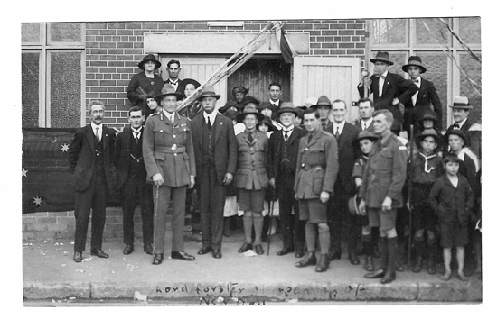 "Lord Forster Opening of New Hall" Image J.X. Coutts