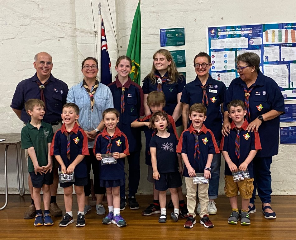 1st Leichhardt group Joey's investiture 2020